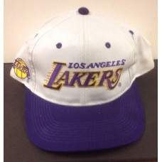 Vtg Los Angeles LAKERS The Twill Sports Specialties Trucker Snapback Hat NBA Cap  eb-02264473